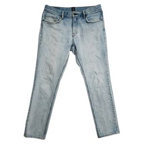 ROARK Denim‎ Jeans Mens 36 x 31 HWY 133 Light Wash Casual Slim Straight Mid Rise